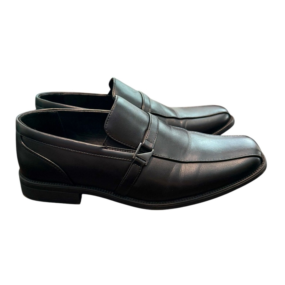 Perry Ellis Black Boys Slip-On Dress Loafers